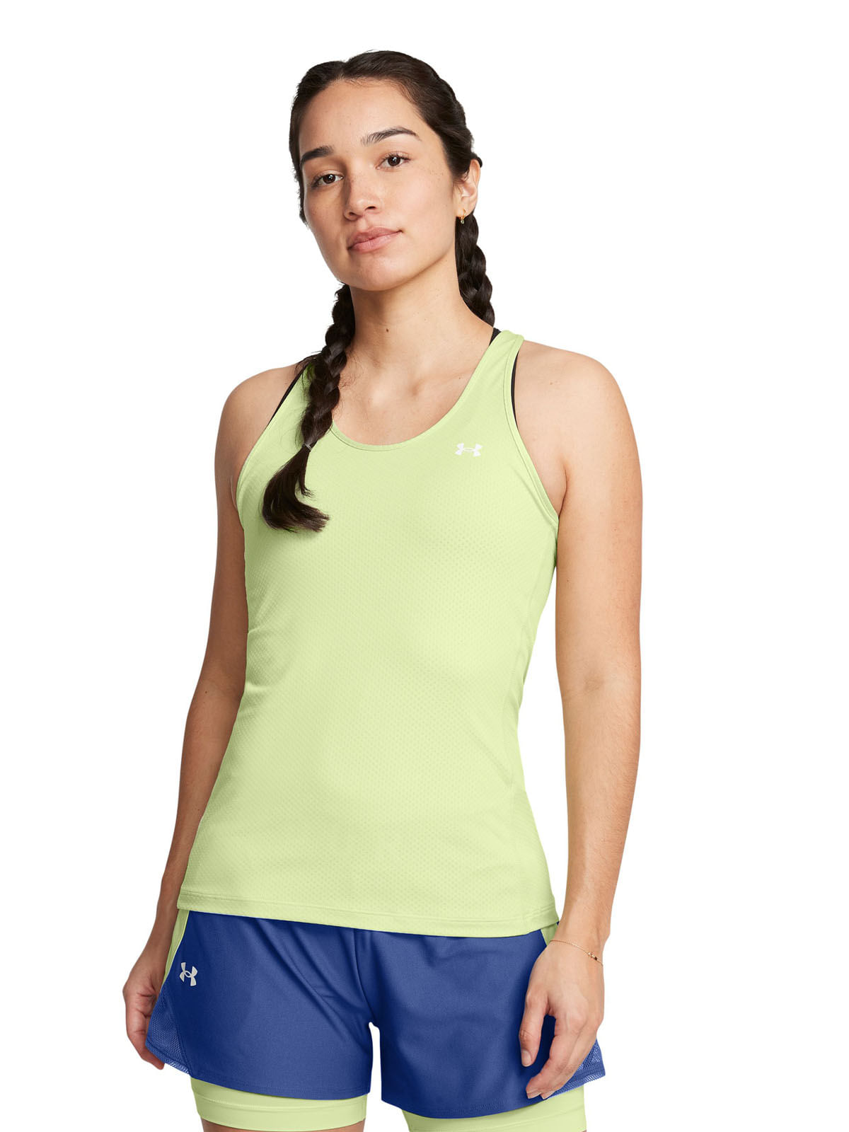 Polera sin mangas HeatGear® Armor Racer para mujer