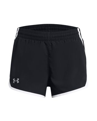 Shorts UA Fly-By de 3" para niña