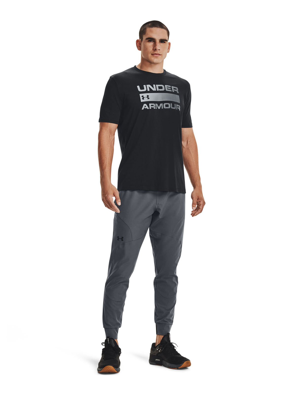 Polera manga corta UA Team Issue Wordmark para hombre