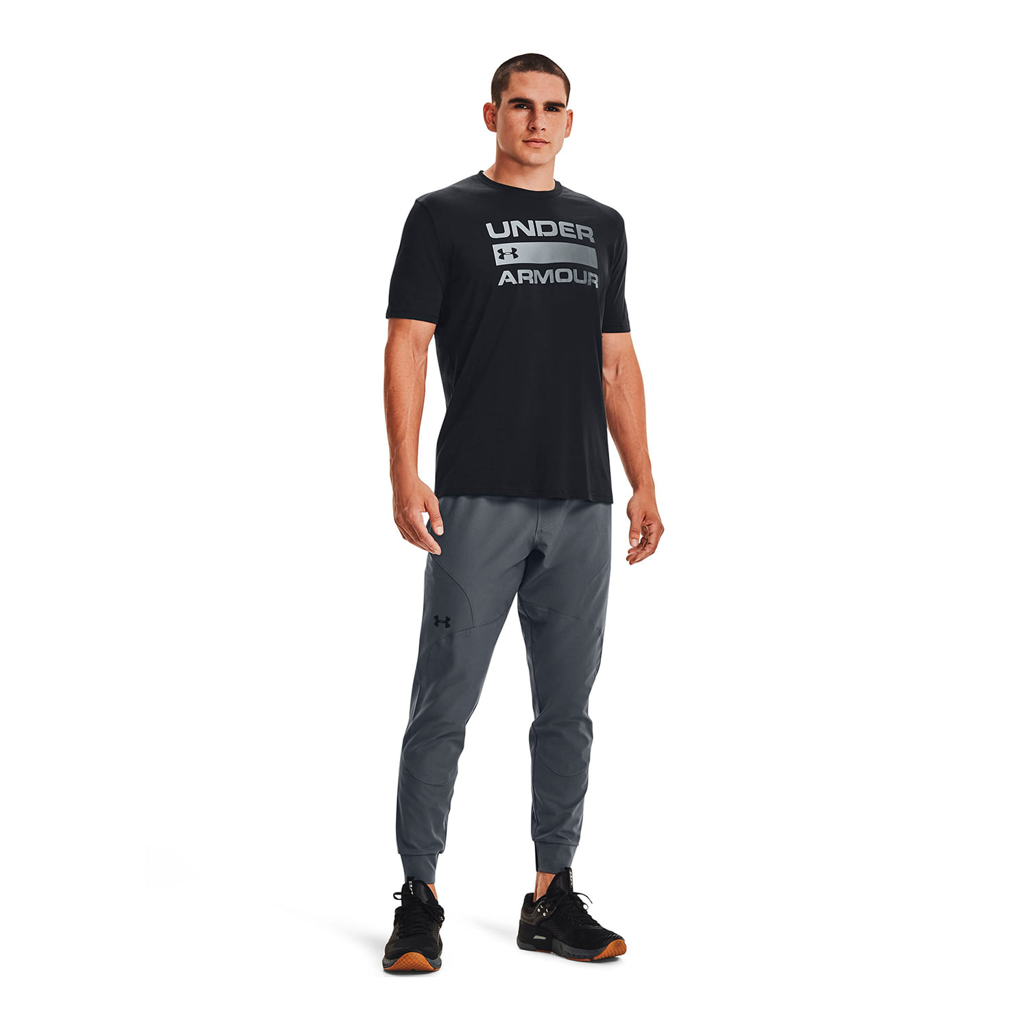 Polera manga corta UA Team Issue Wordmark para hombre