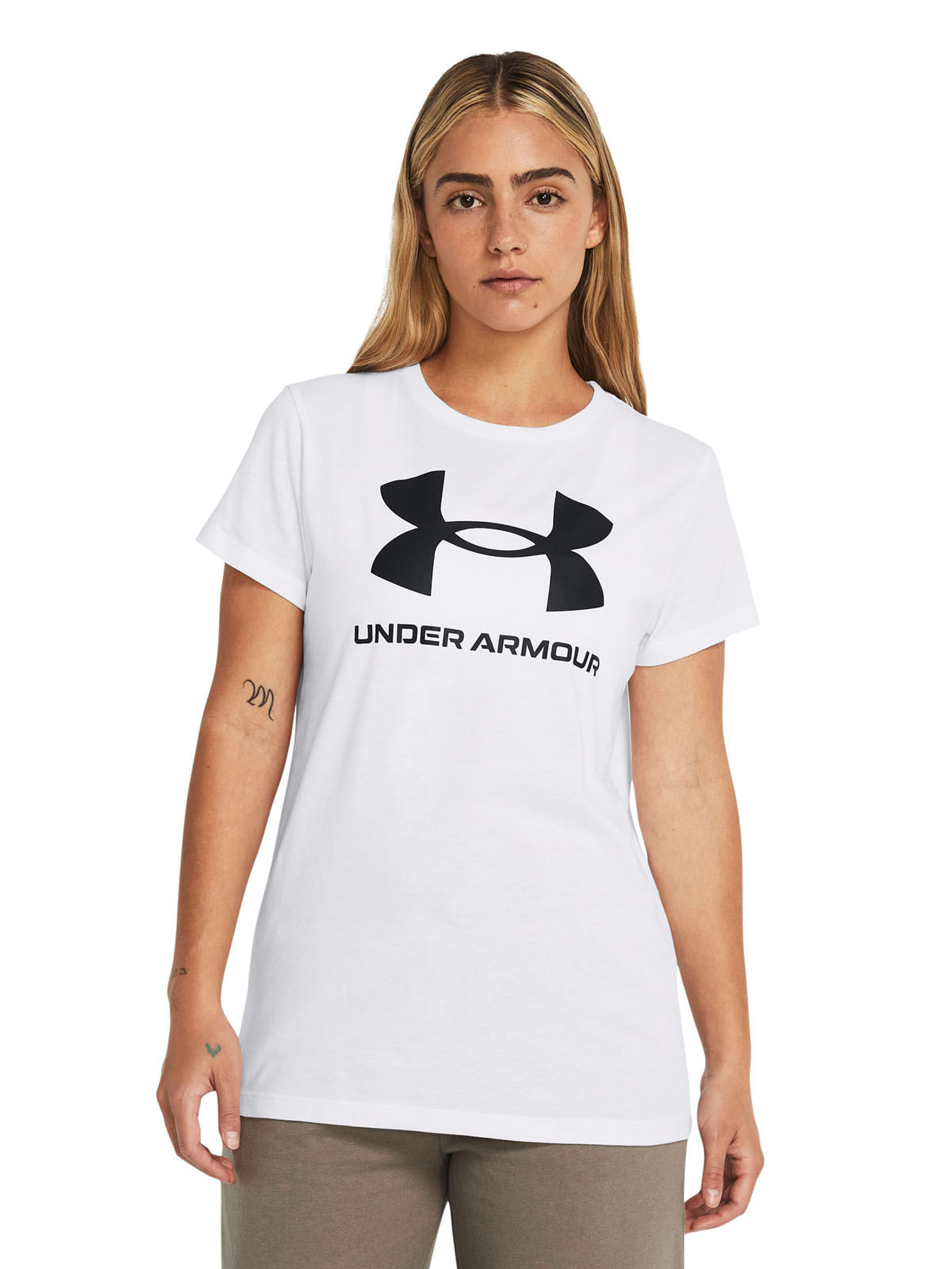 Polera manga corta UA Rival para mujer