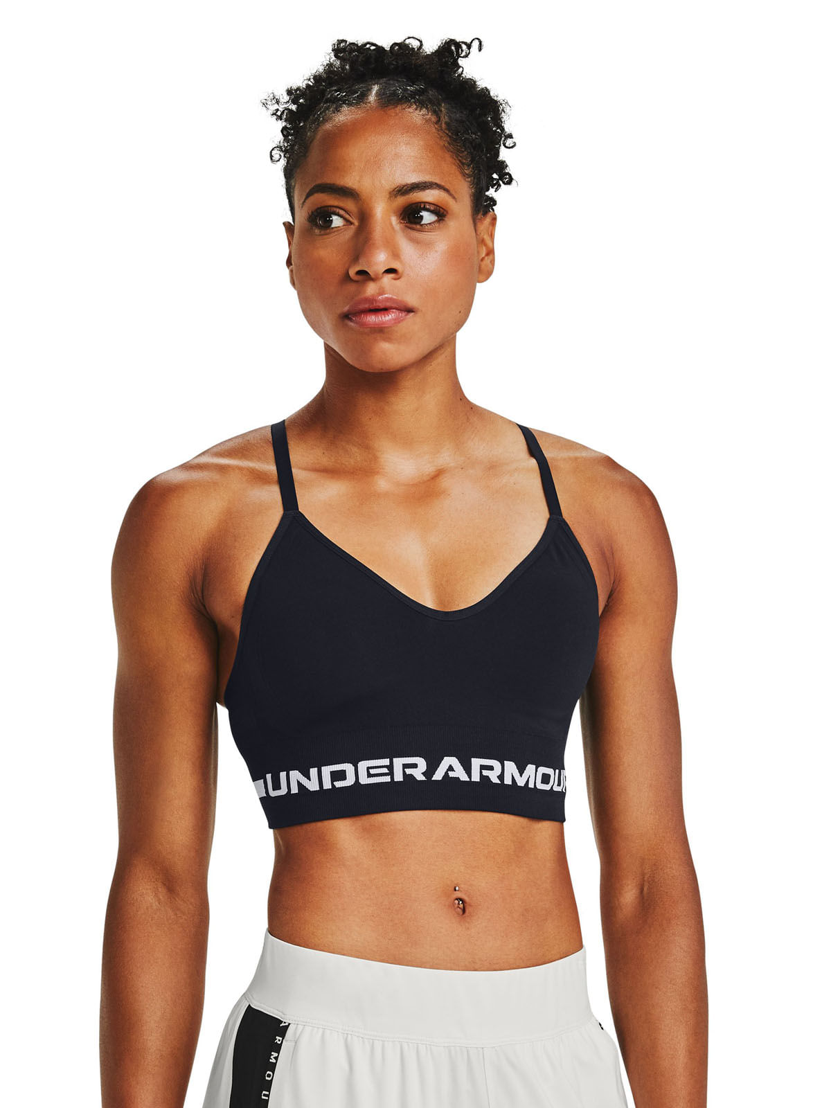 Sostén deportivo UA Seamless Low Long para mujer
