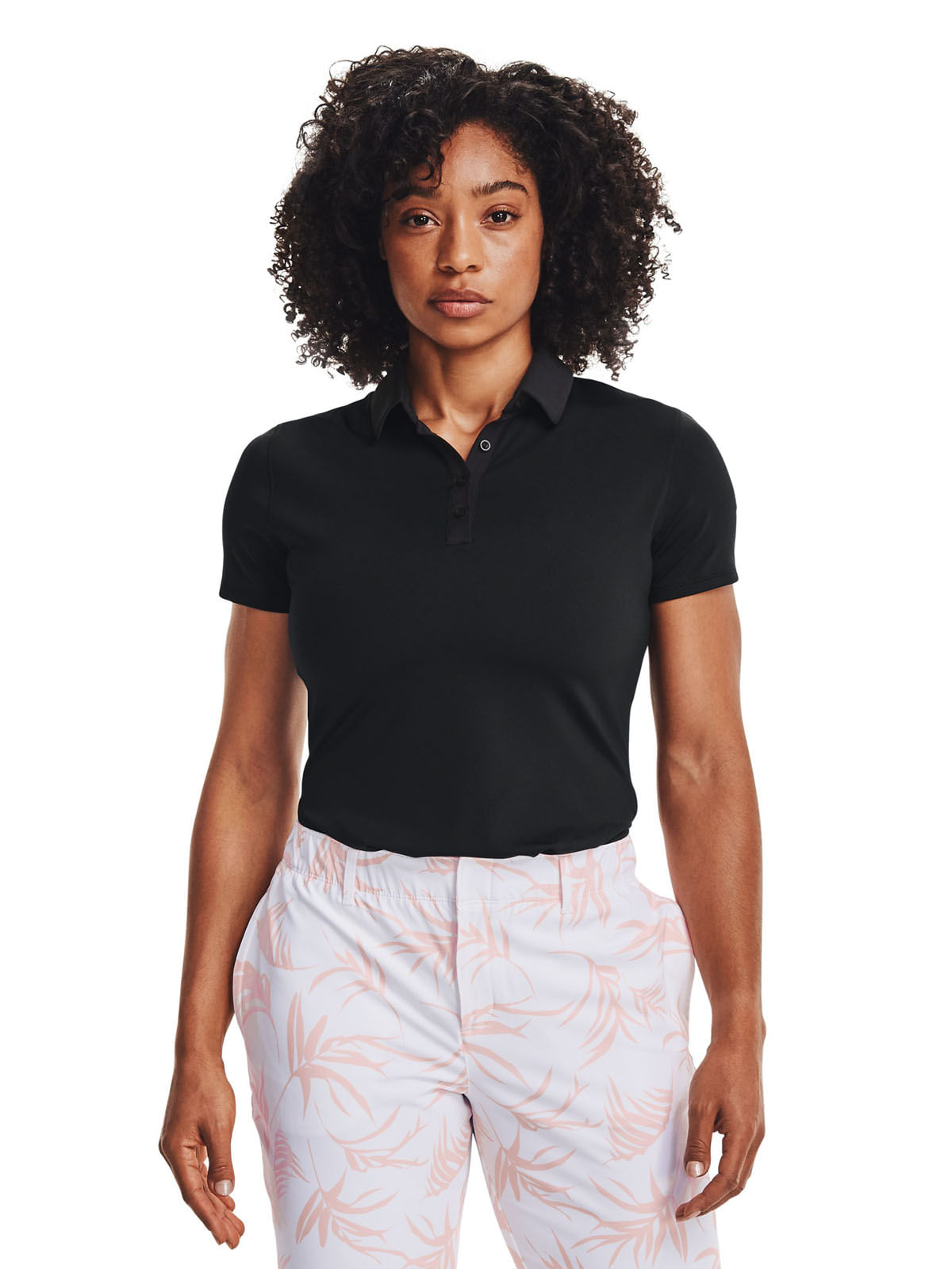 Polo de manga corta UA Zinger para mujer
