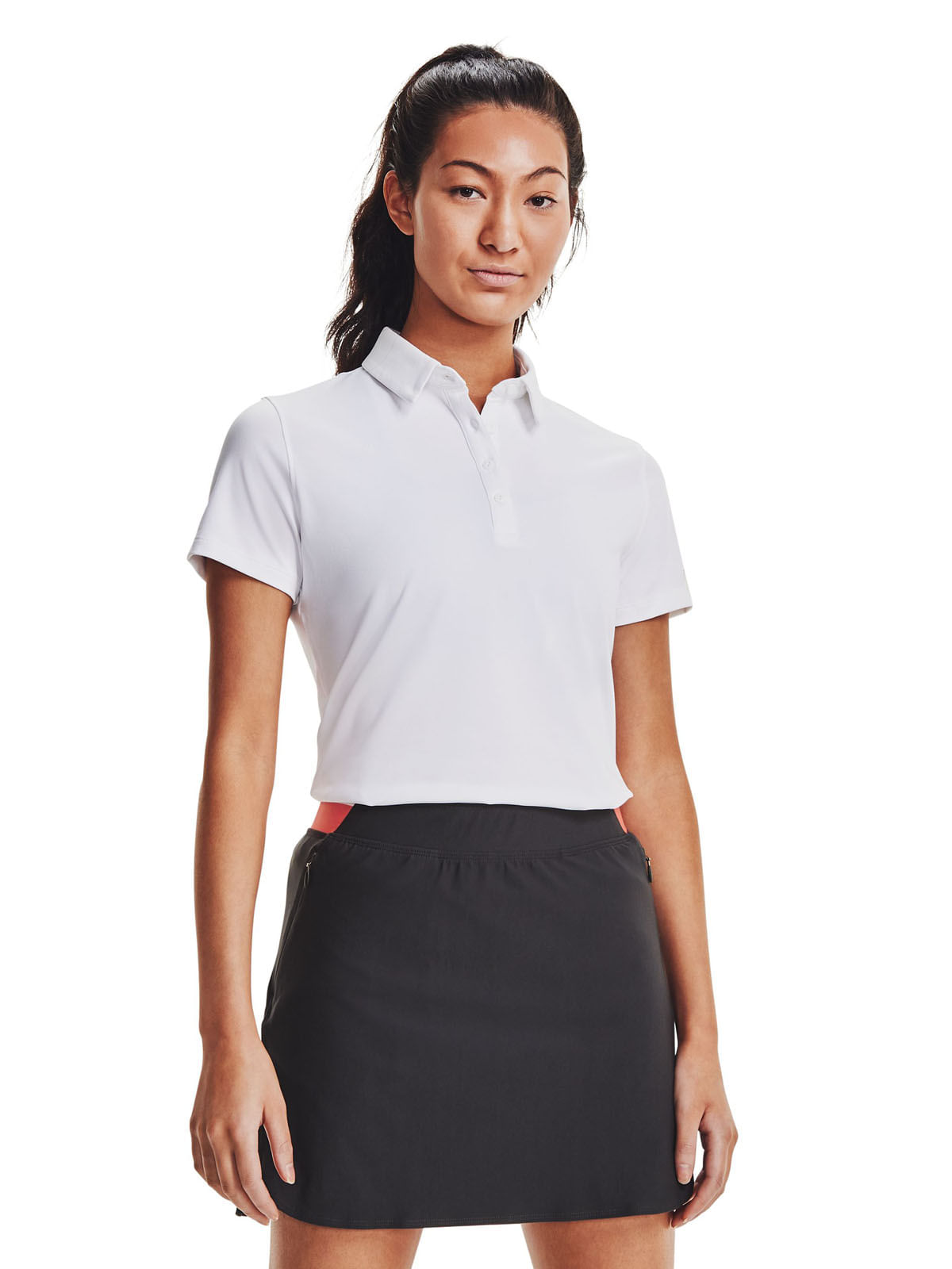 Polo de manga corta UA Zinger para mujer