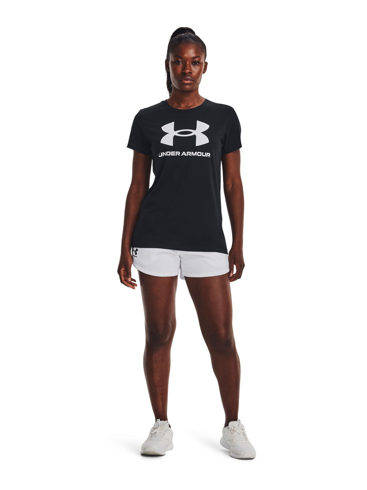 Polera manga corta UA Rival para mujer