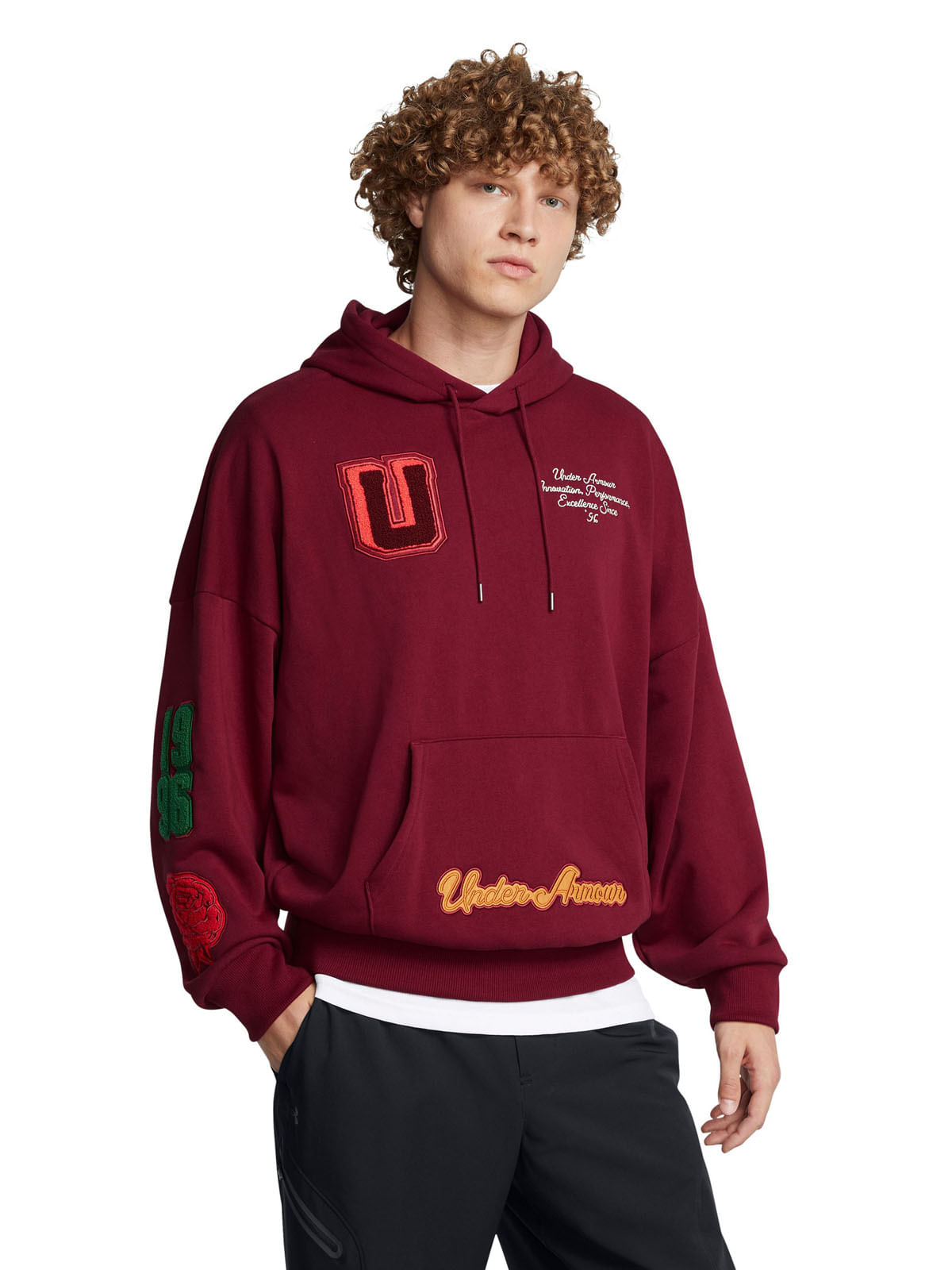 Polerón Oversize UA IconTerry para hombre