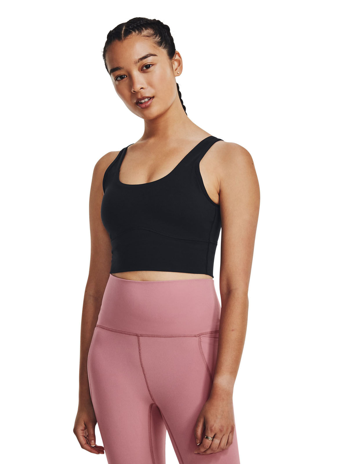 Polera sin mangas UA Crop Meridian para mujer