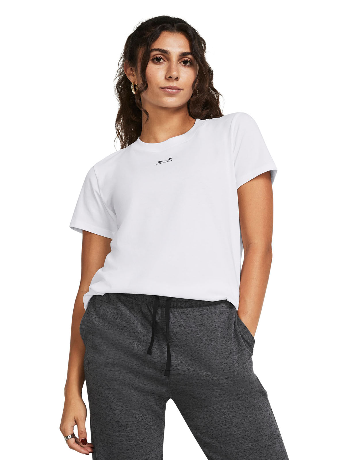 Polera manga corta UA Rival Core para mujer