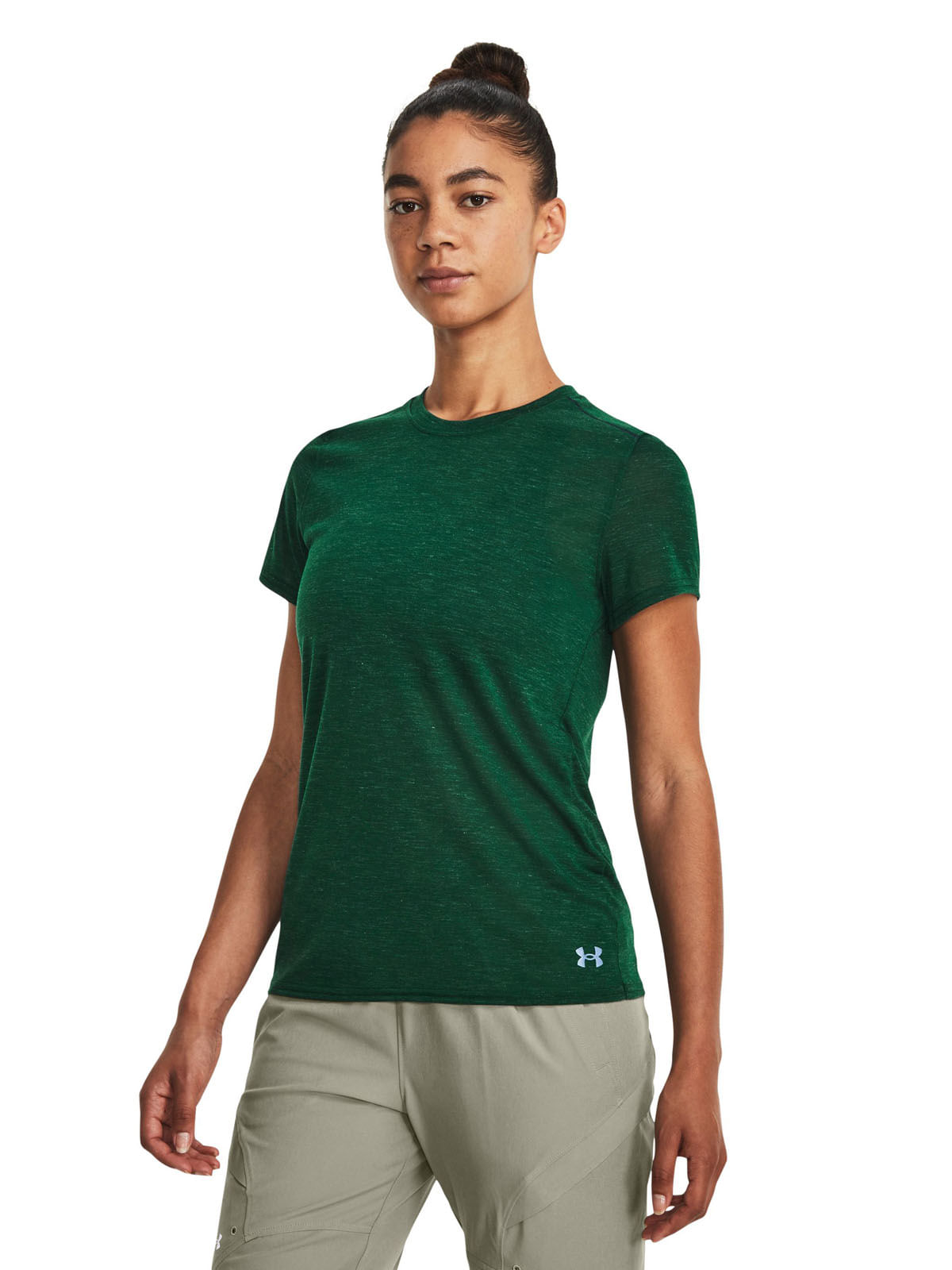 Polera manga corta UA Vanish Seamless para mujer