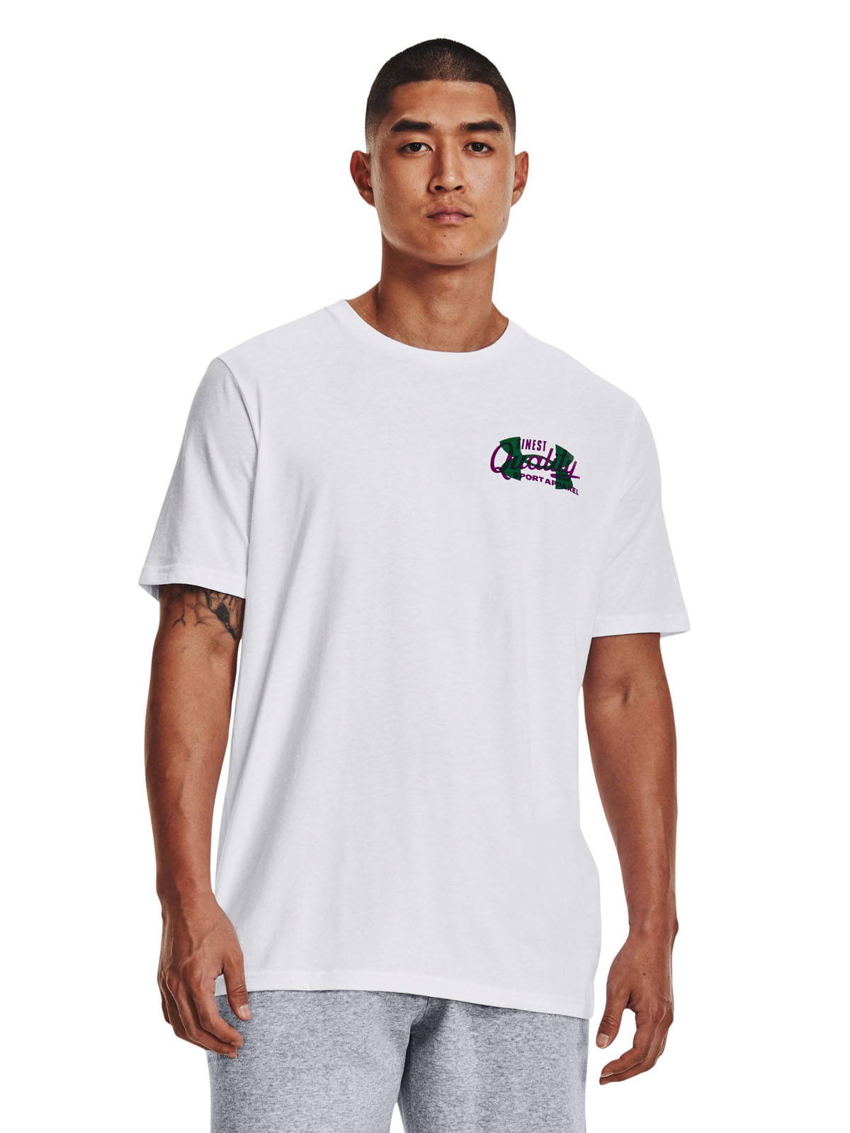 Polera manga corta UA Vintage Type para hombre