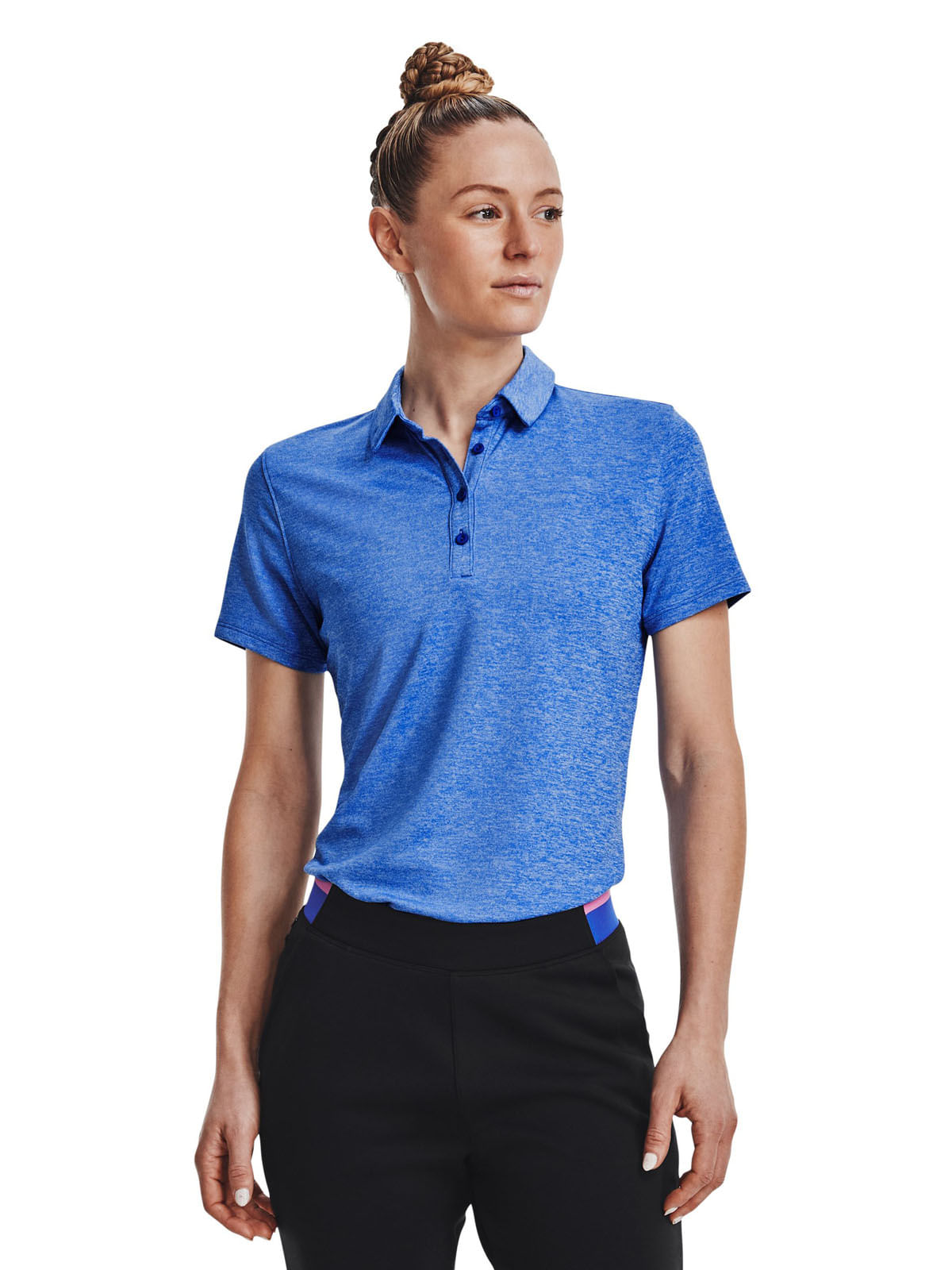 Polo de manga corta UA Zinger para mujer