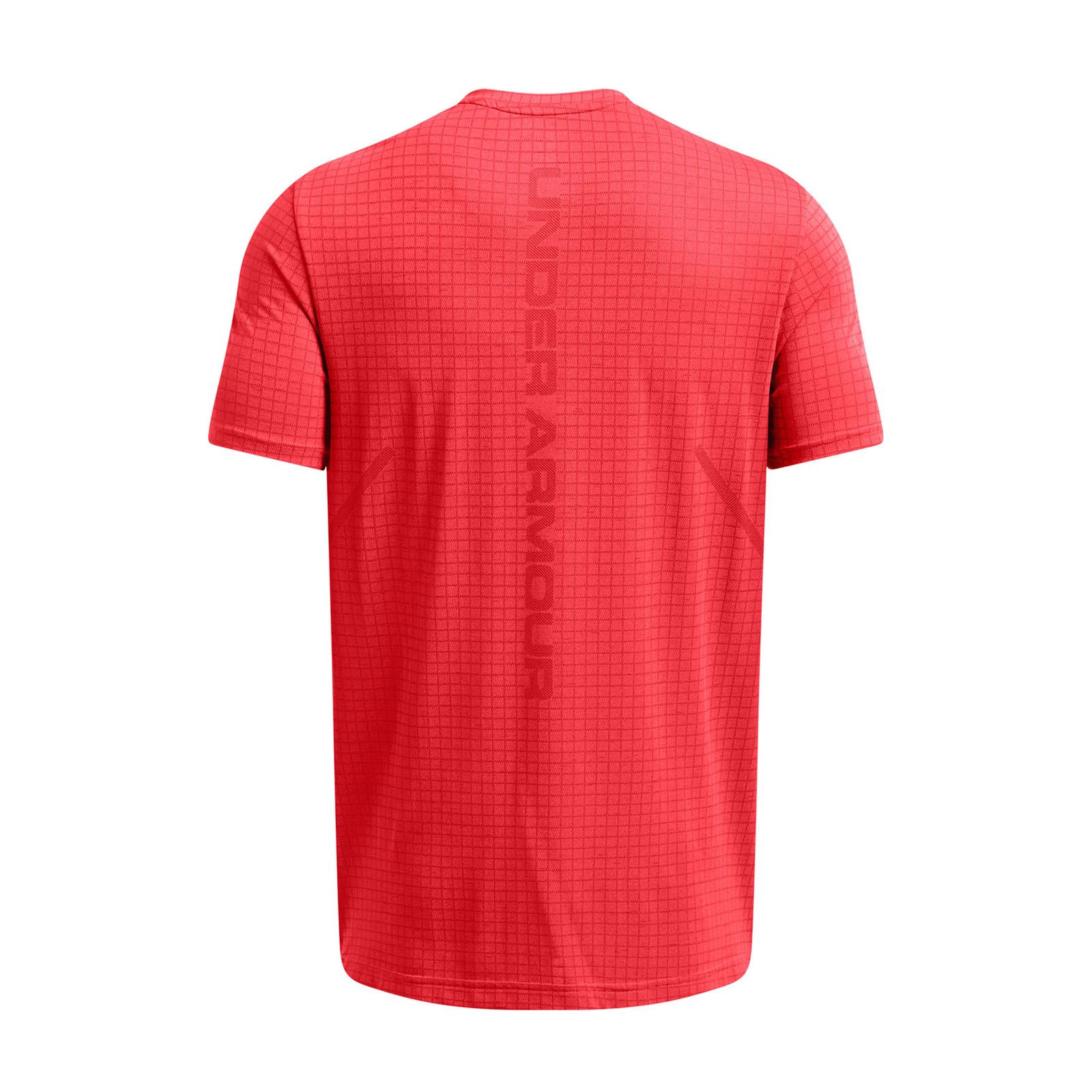 Polera manga corta UA Seamless Grid para hombre