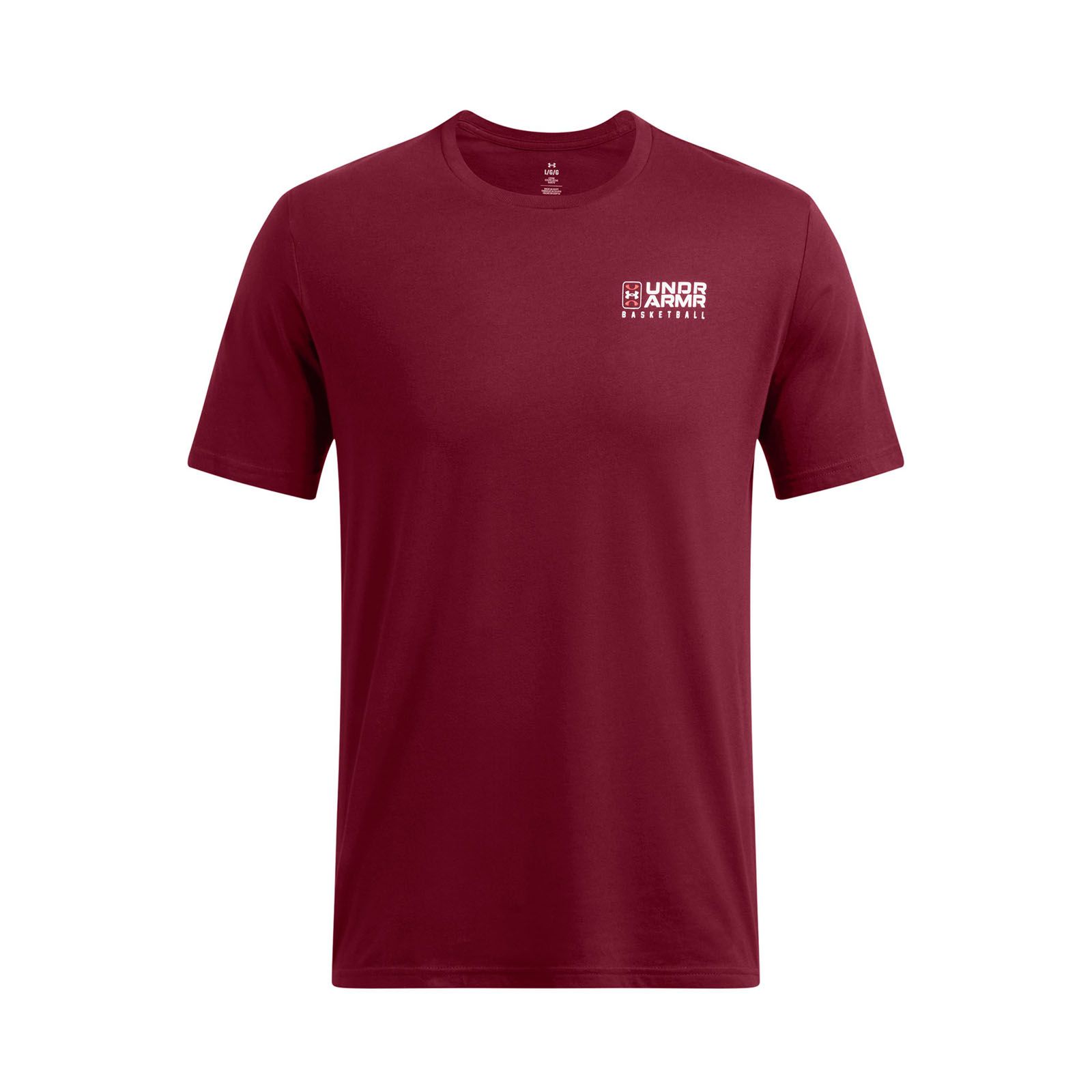 Polera manga corta basketball UA para hombre