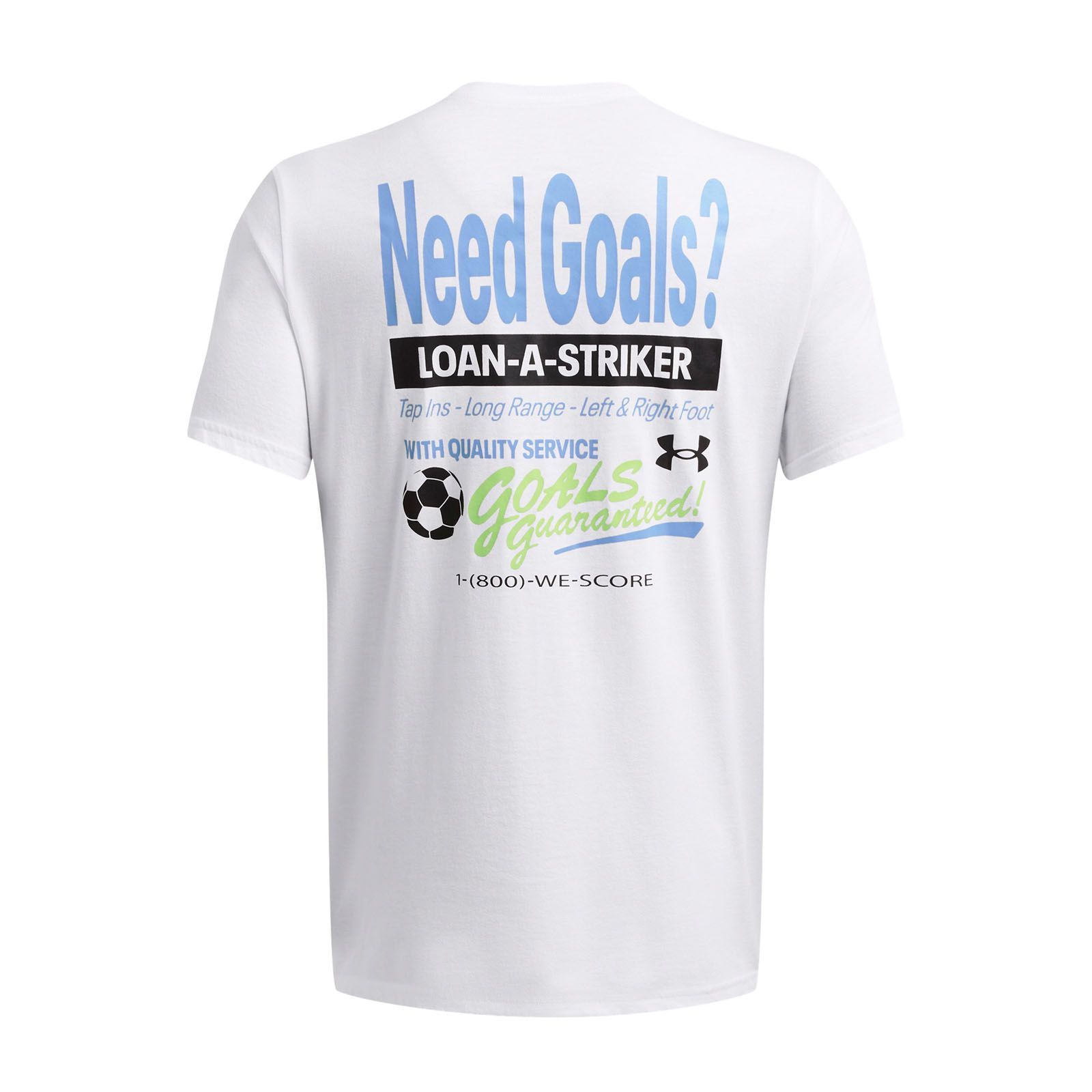 Polera manga corta UA Need Goals para hombre