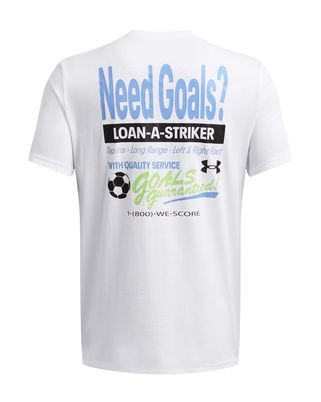 Polera manga corta UA Need Goals para hombre