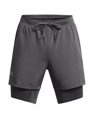 Shorts UA Launch 2 en 1 de 5" para hombre