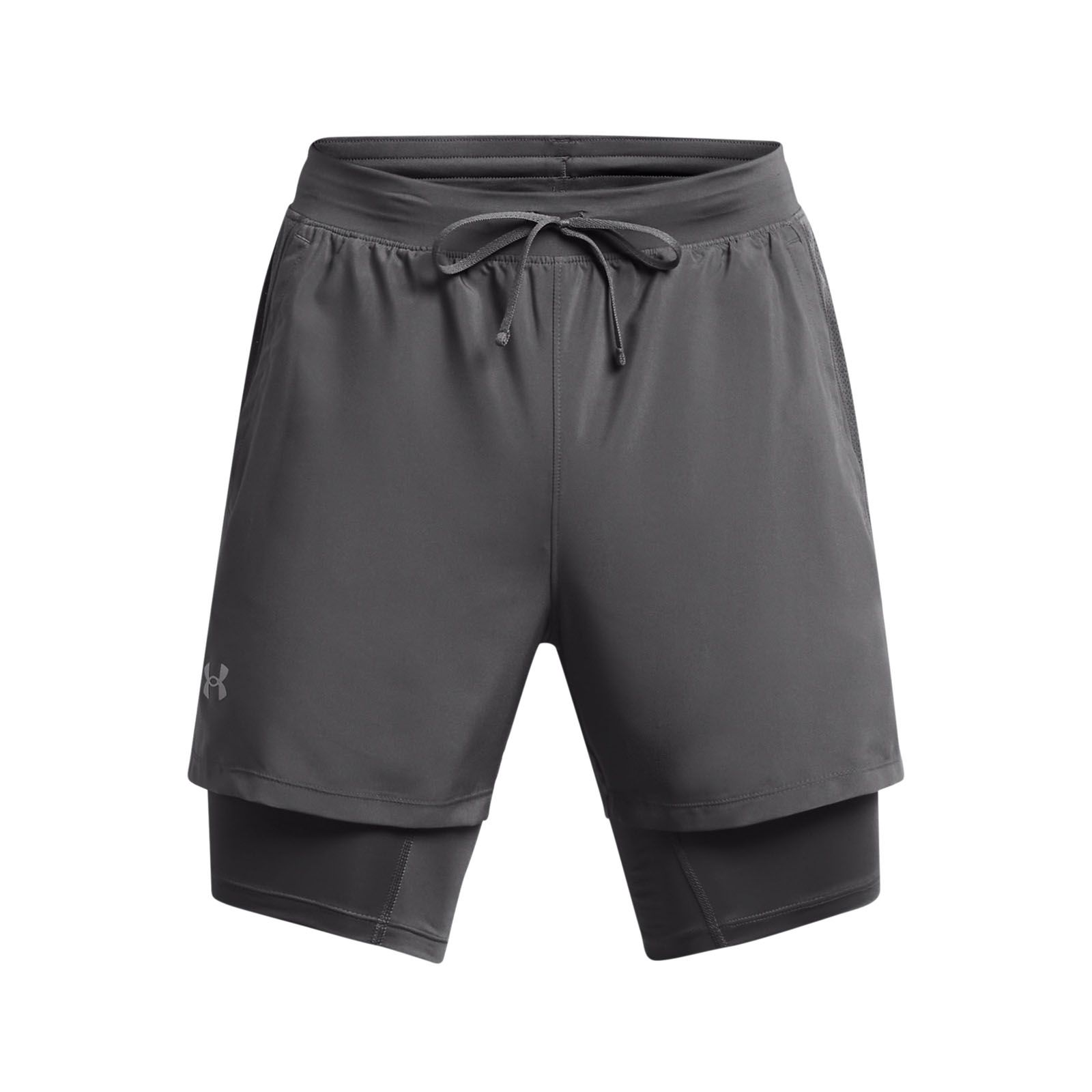 Shorts UA Launch 2 en 1 de 5" para hombre