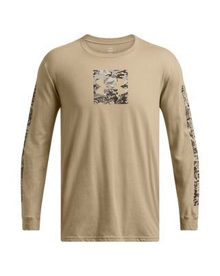 Polera manga larga UA Camo Boxed para hombre