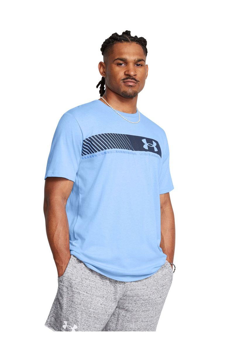 Polera-manga-corta-UA-Leftchest-para-hombre