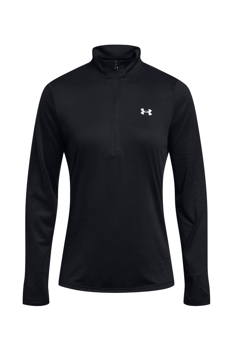 Poleron-UA-Tech¿-half-zip-para-mujer