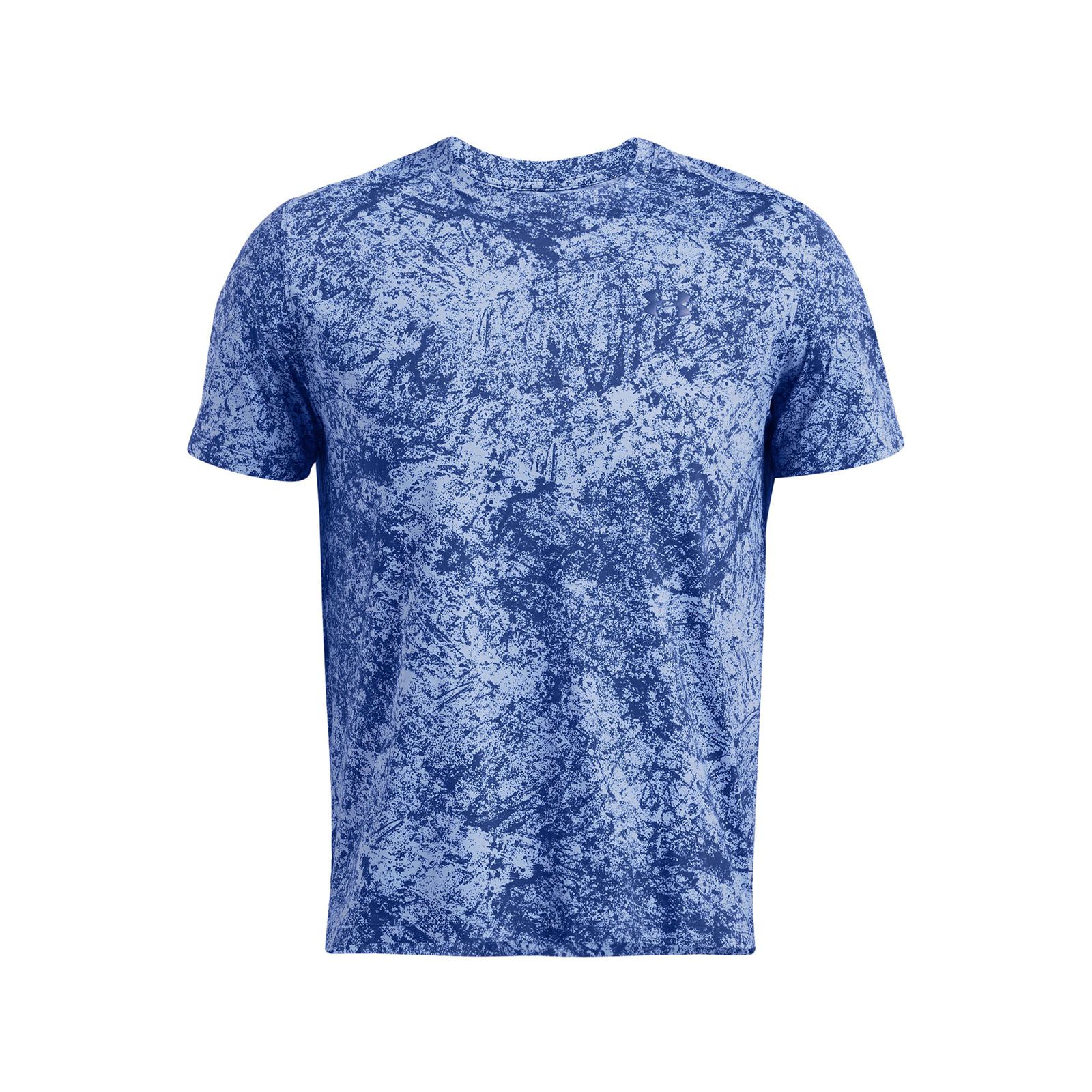 Polera manga corta UA Launch Elite Wash para hombre