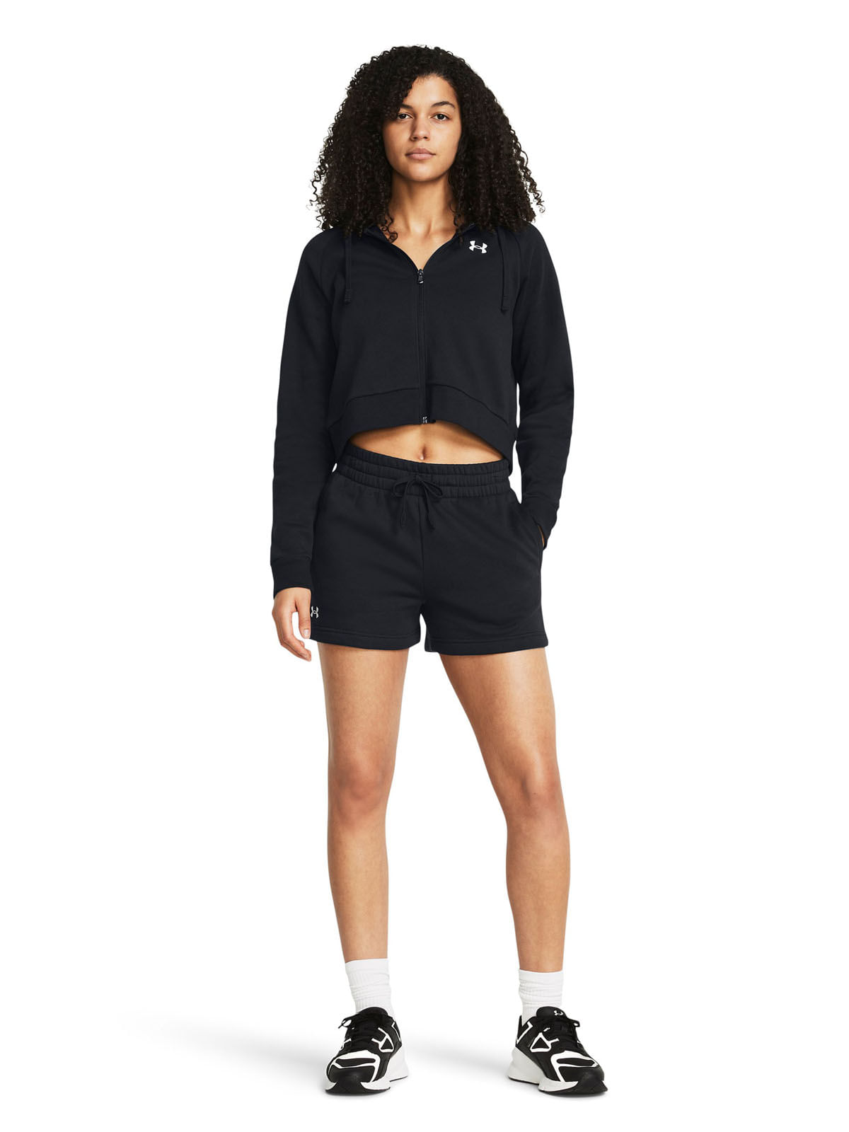 Shorts UA Rival Fleece para mujer