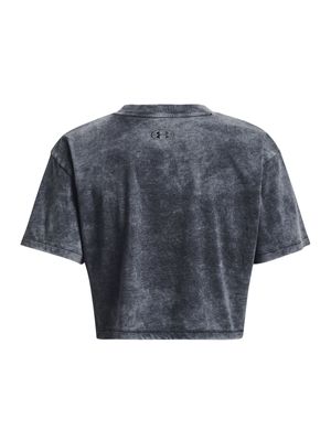 Polera manga corta Washed Woven para mujer Under Armour