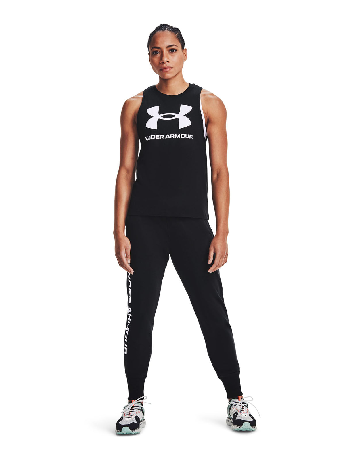 Polera sin mangas UA Rival para mujer