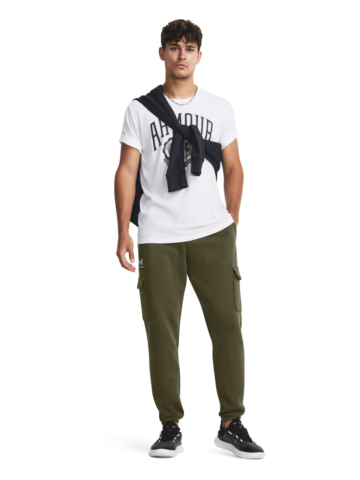 Pantalones cargo de polar UA Icon para hombre