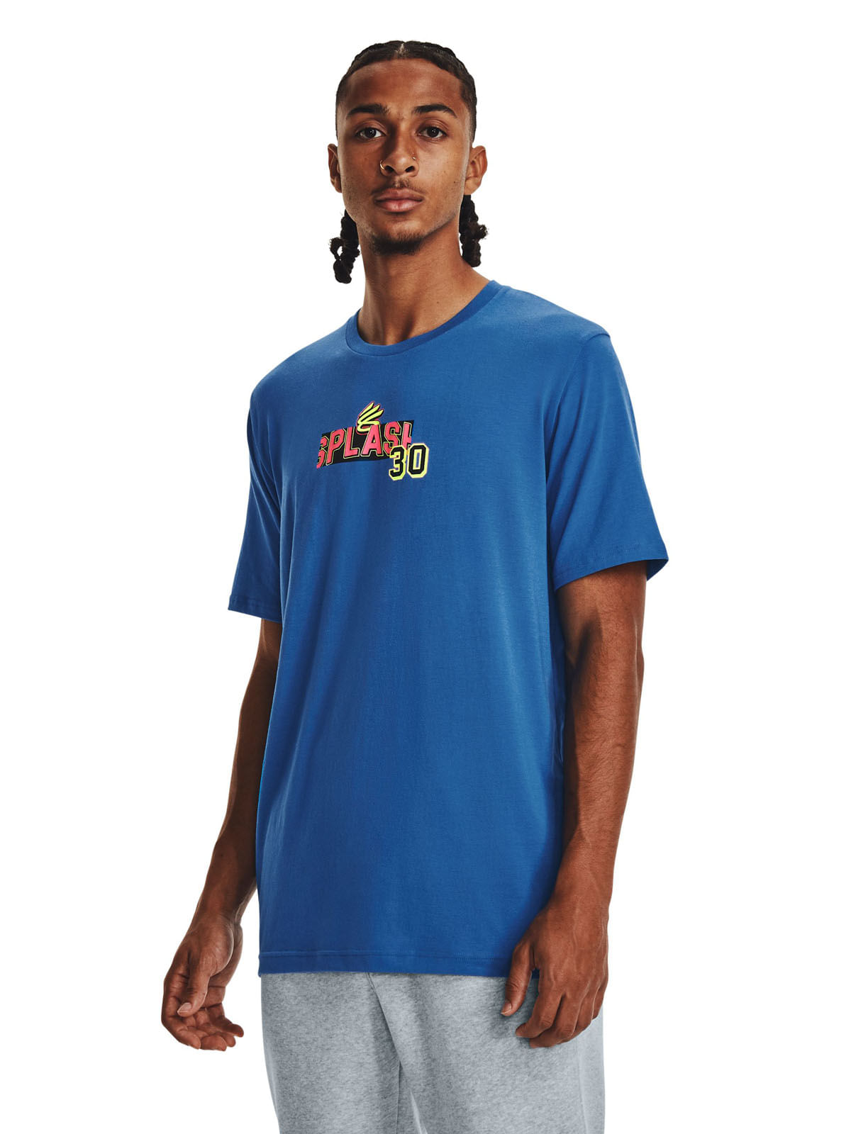 Polera manga corta Curry Splash Party para hombre
