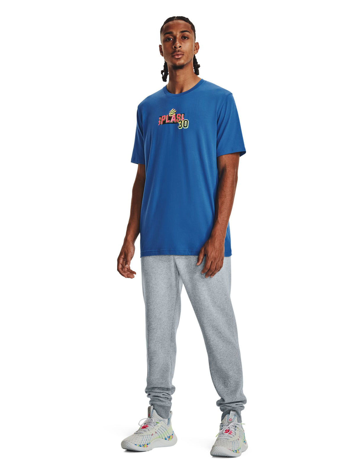 Polera manga corta Curry Splash Party para hombre