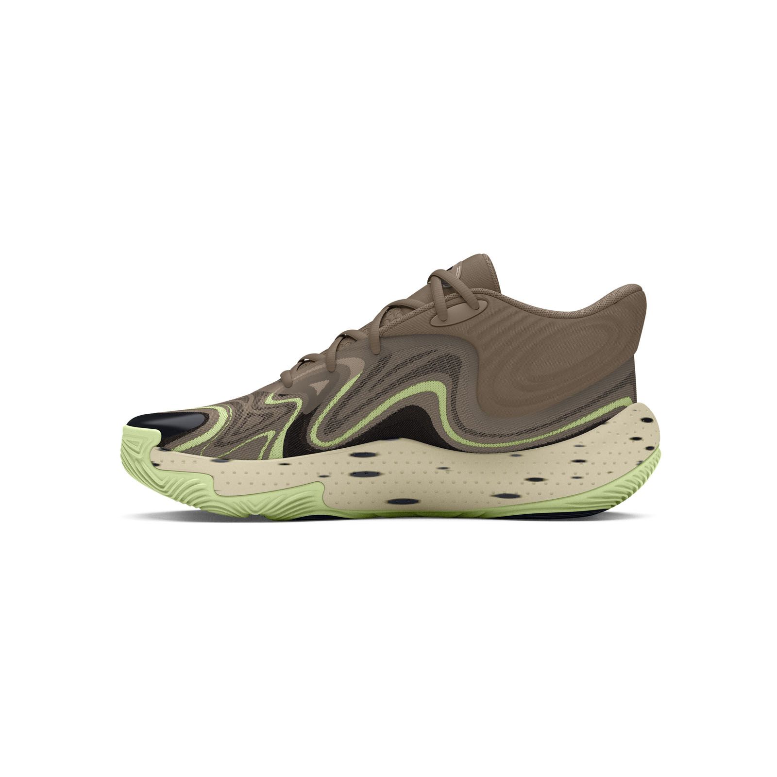 Zapatillas de Basketball unisex UA Spawn 6 Mid Camo