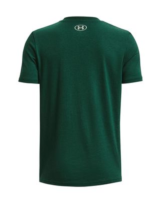 Polera manga corta UA Box Logo Camo para niño