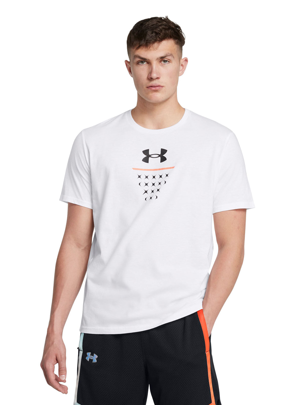 Polera manga corta UA Basketball Net Icon para hombre