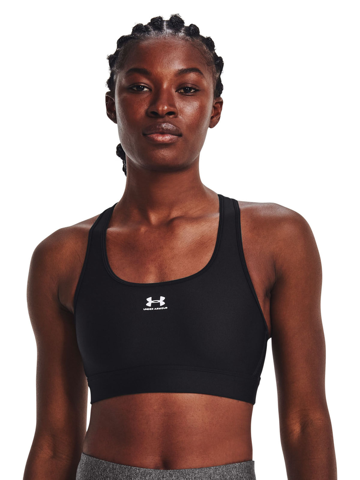 Sostén deportivo sin relleno HeatGear® Mid para mujer