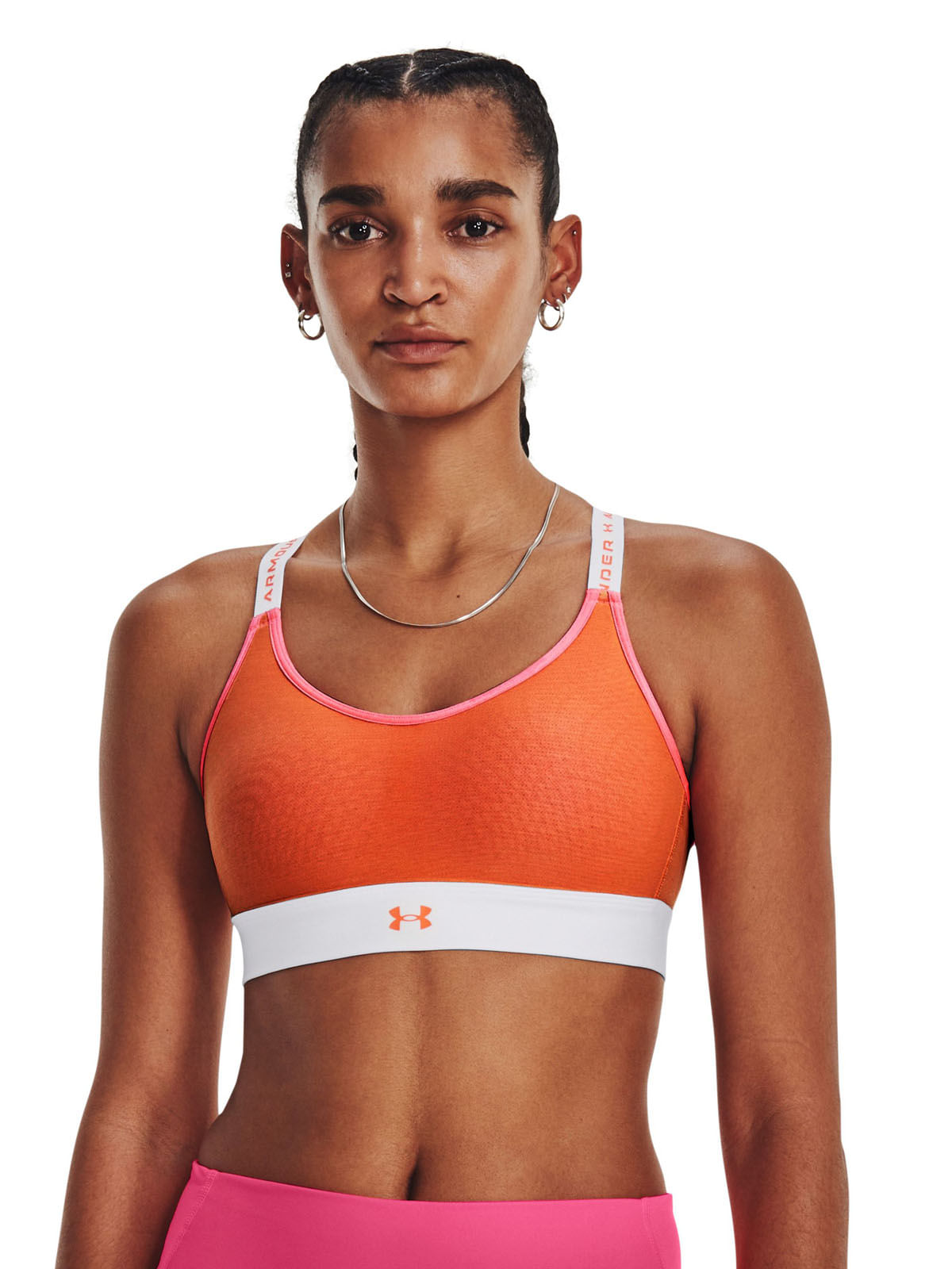 Sostén deportivo UA Infinity Mid Run para mujer