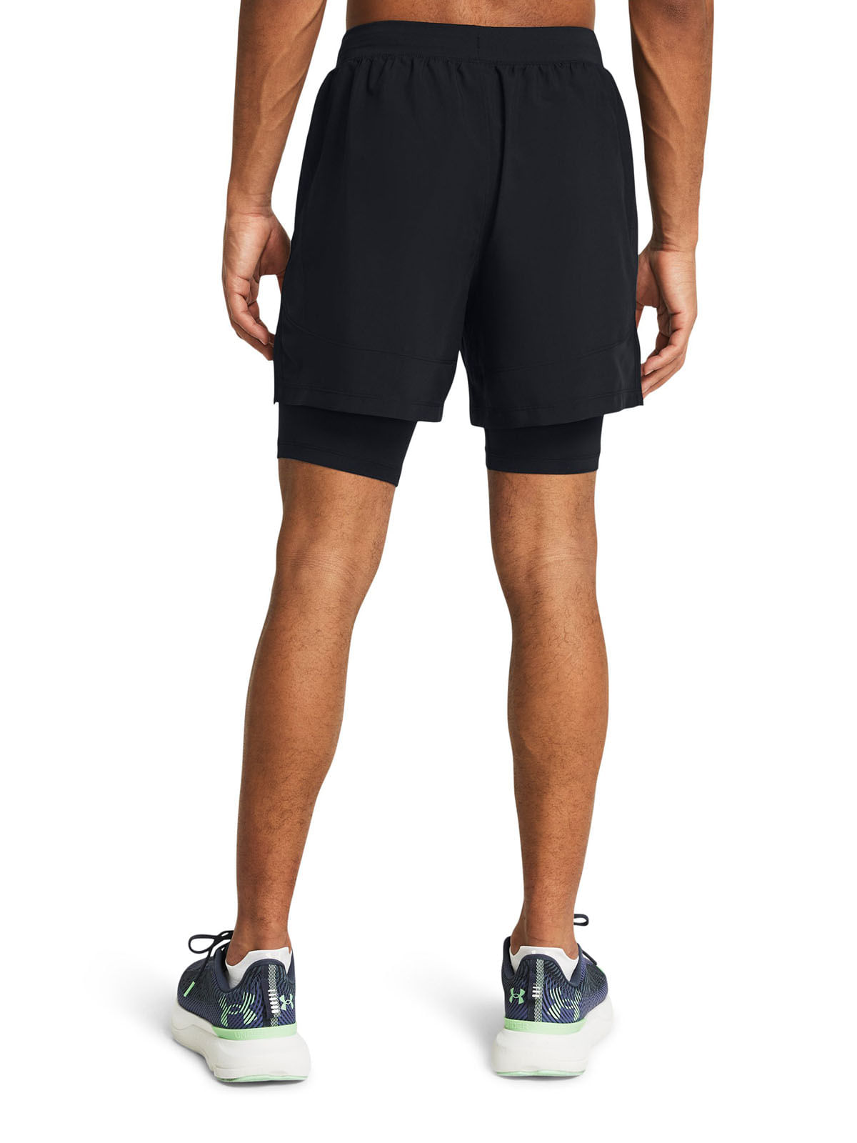Shorts UA Launch 2 en 1 de 5" para hombre