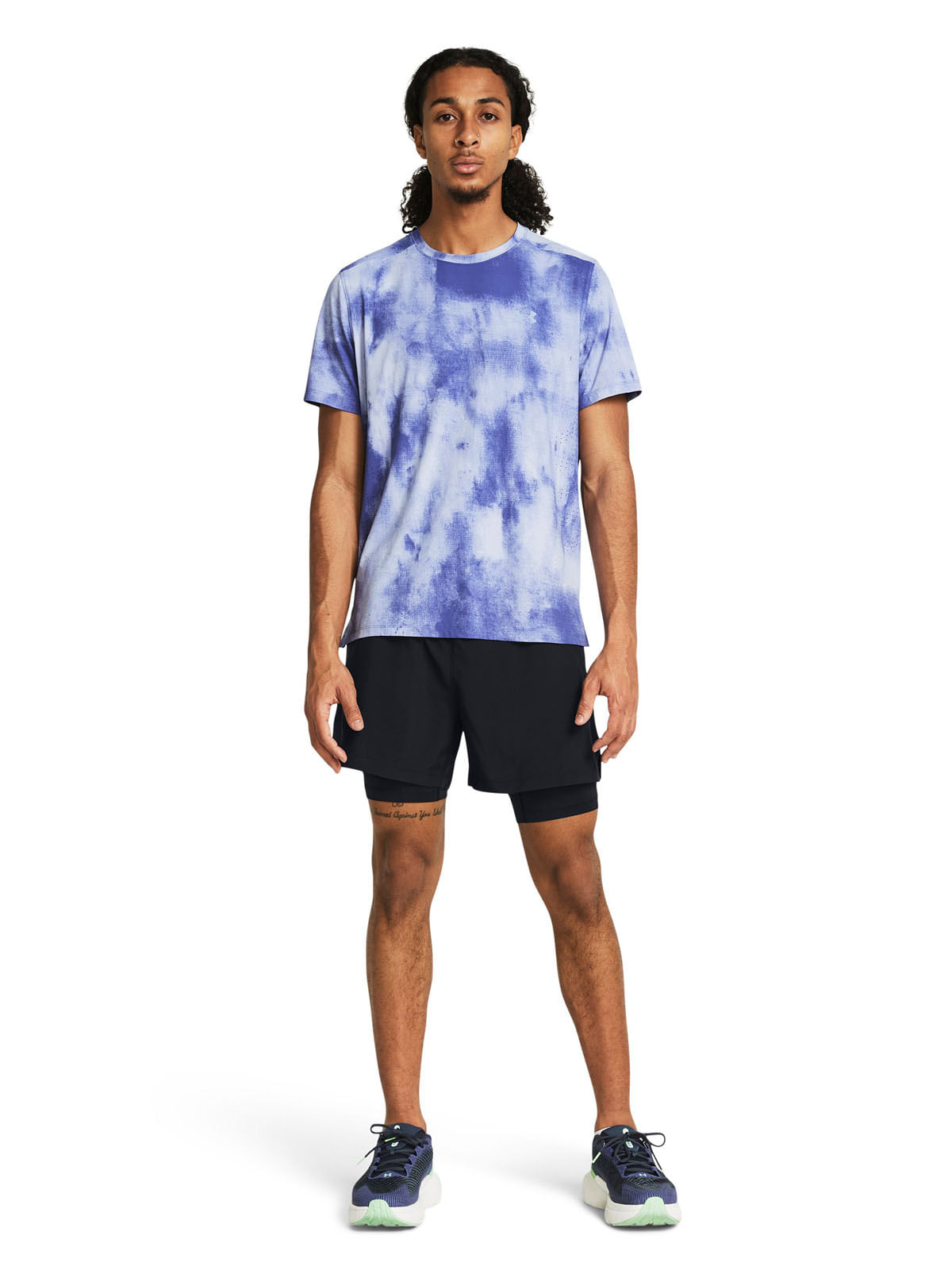 Shorts UA Launch 2 en 1 de 5" para hombre