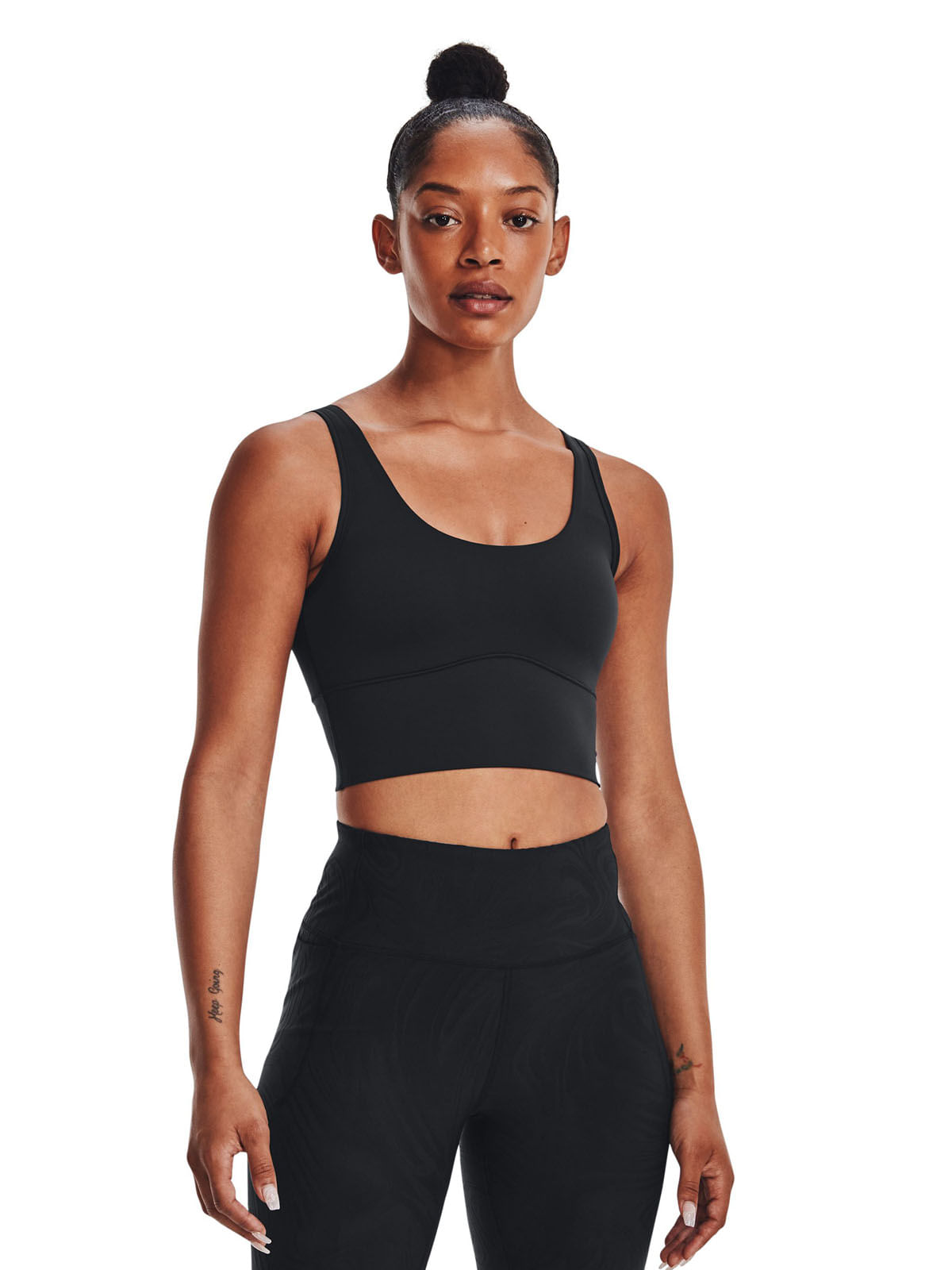 Polera sin mangas UA Crop Meridian para mujer