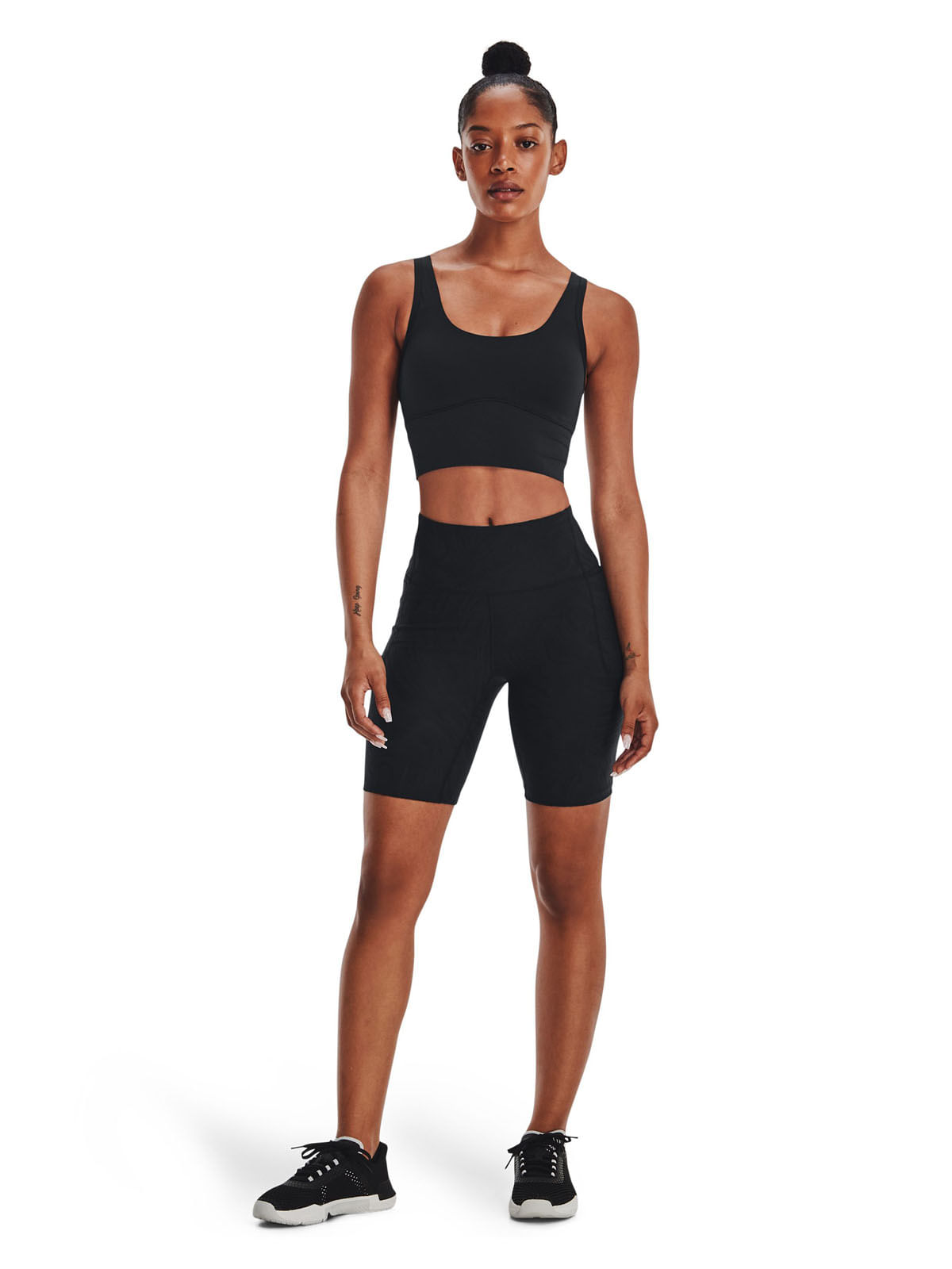 Polera sin mangas UA Crop Meridian para mujer