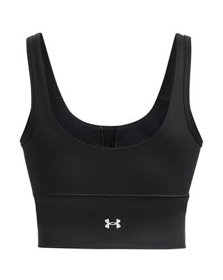 Polera sin mangas UA Meridian Fitted Crop para mujer
