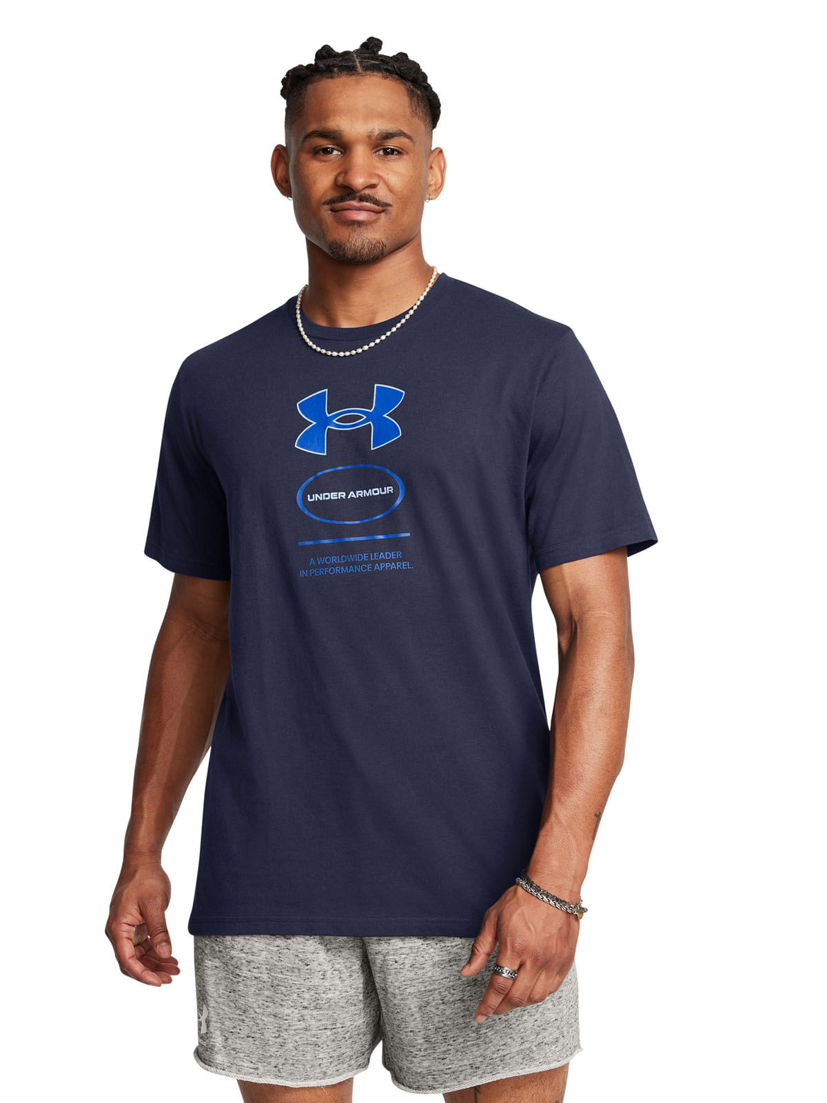Polera manga corta UA Gel Stack para hombre