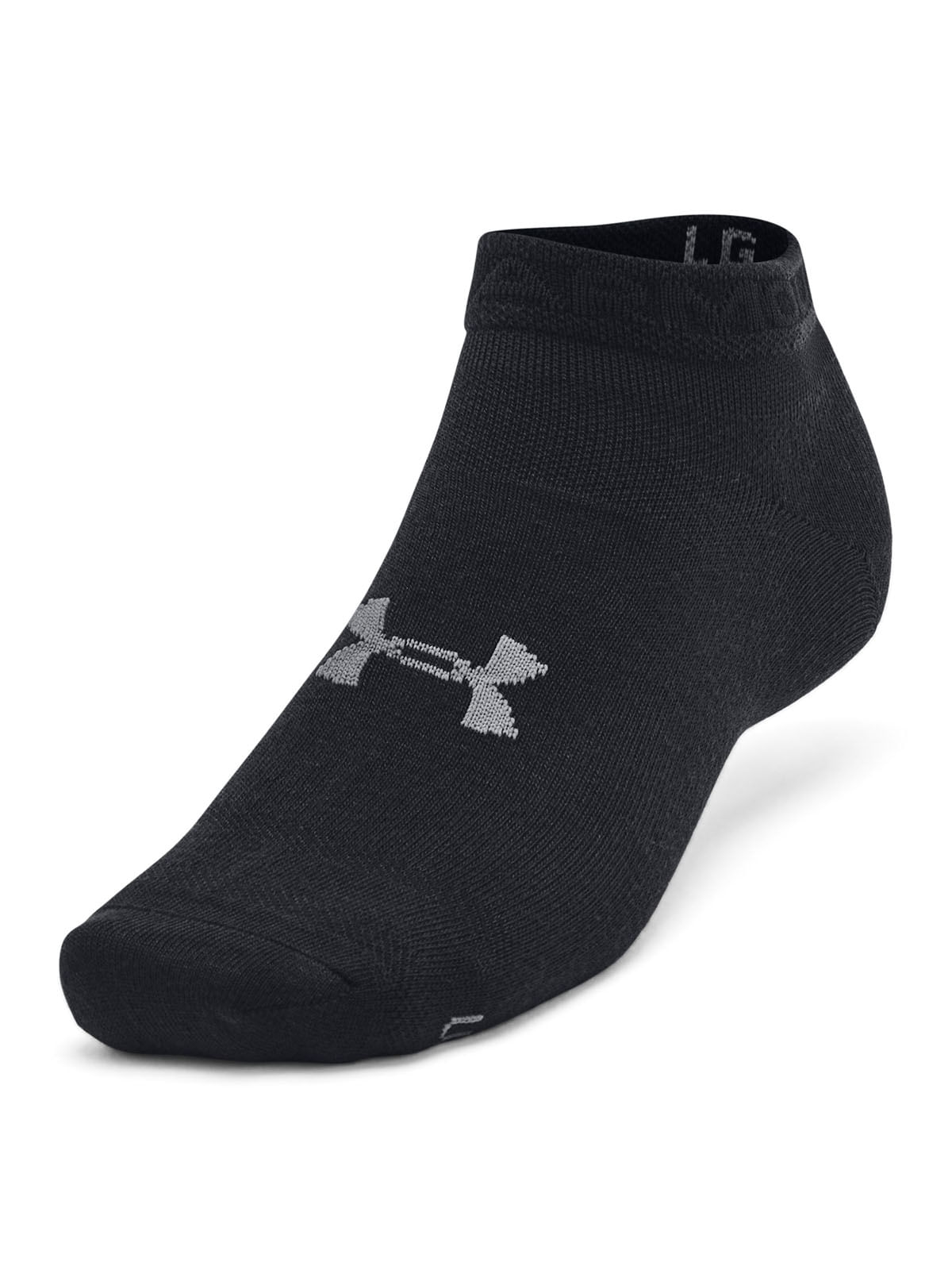 Calcetín unisex UA essential 3-pack negro low