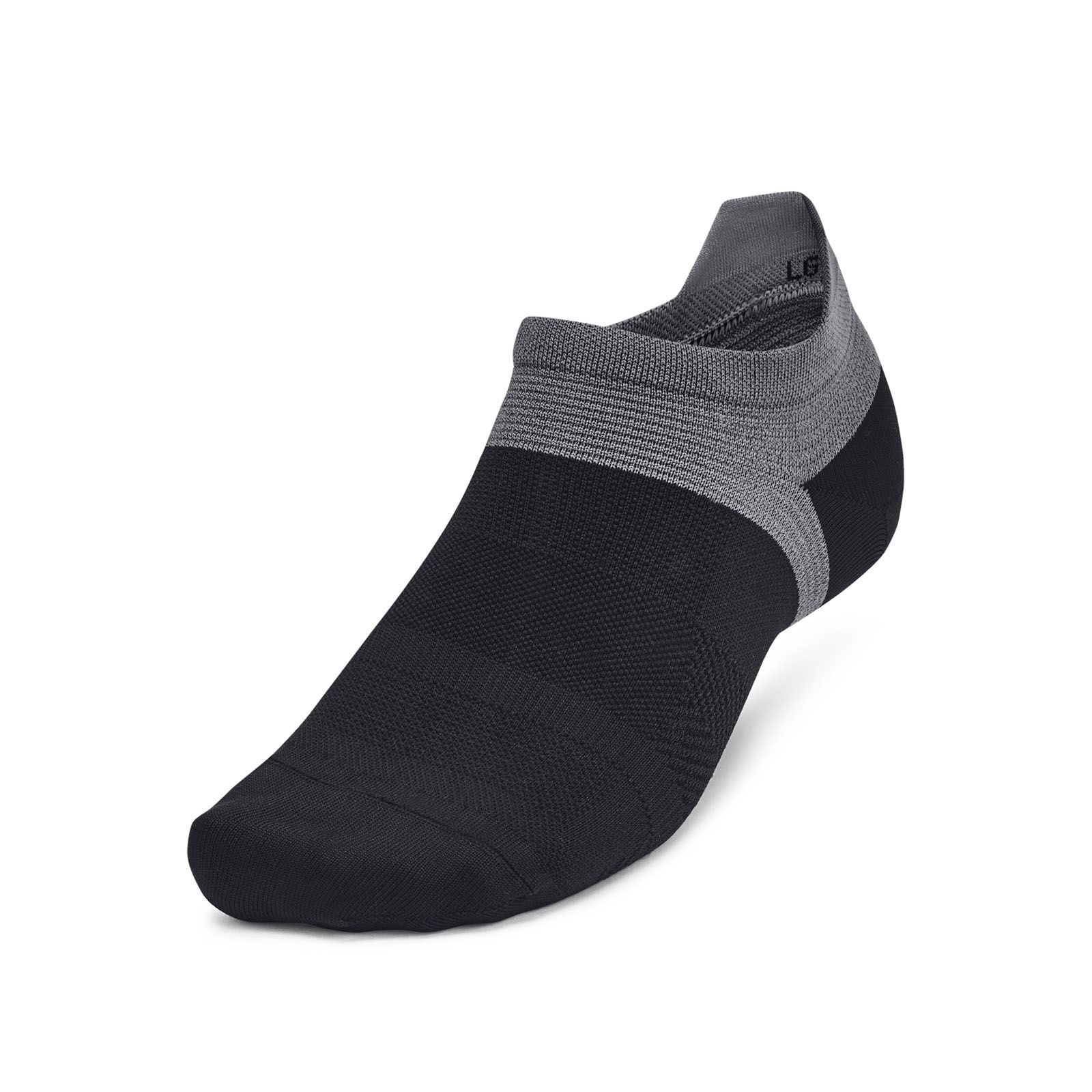 Calcetín unisex Under Armour armourdry® run lite 3-pack negro no show