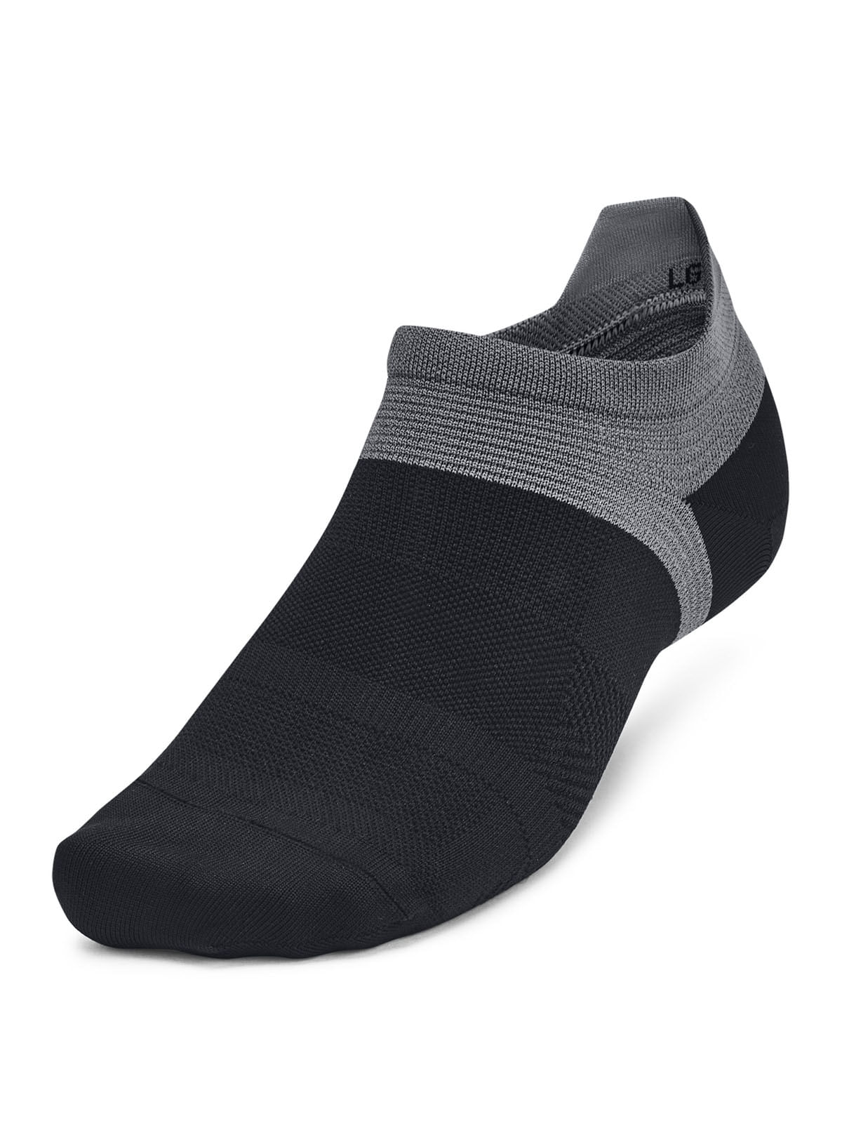 Calcetín unisex UA armourdry® run lite 3-pack negro no show