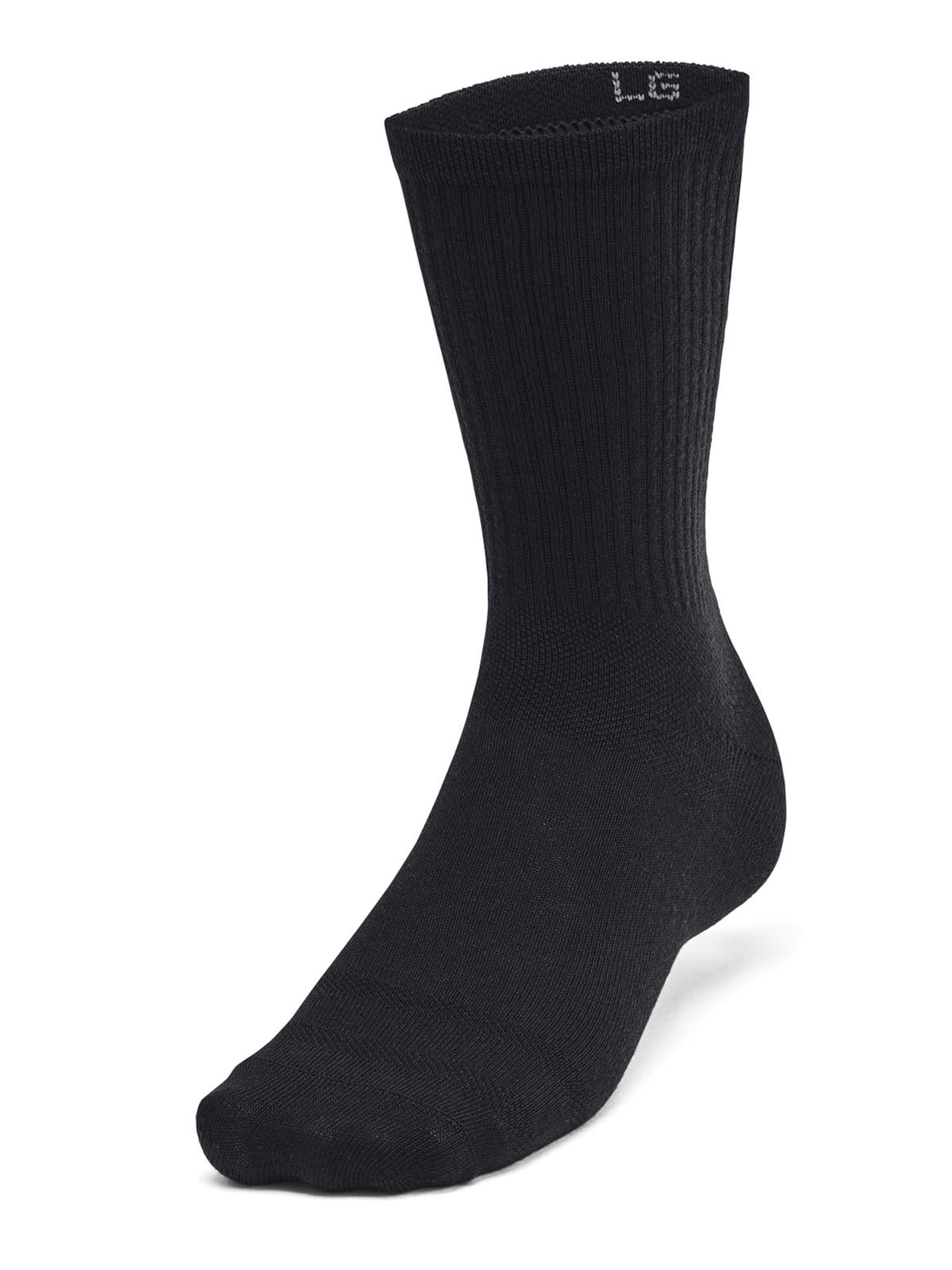 Calcetín unisex UA essential pack negro de 6