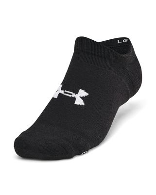 Calcetín unisex Under Armour essential cushion 6-pack negro no show