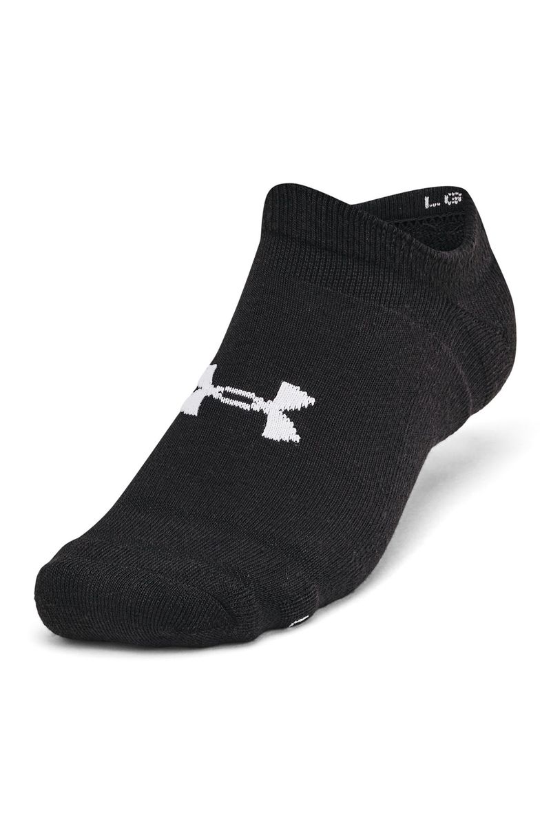 Calcetin-unisex-UA-essential-cushion-6-pack-negro-no-show
