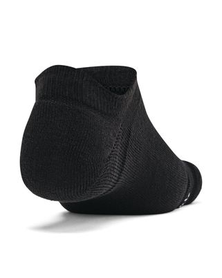Calcetín unisex Under Armour essential cushion 6-pack negro no show