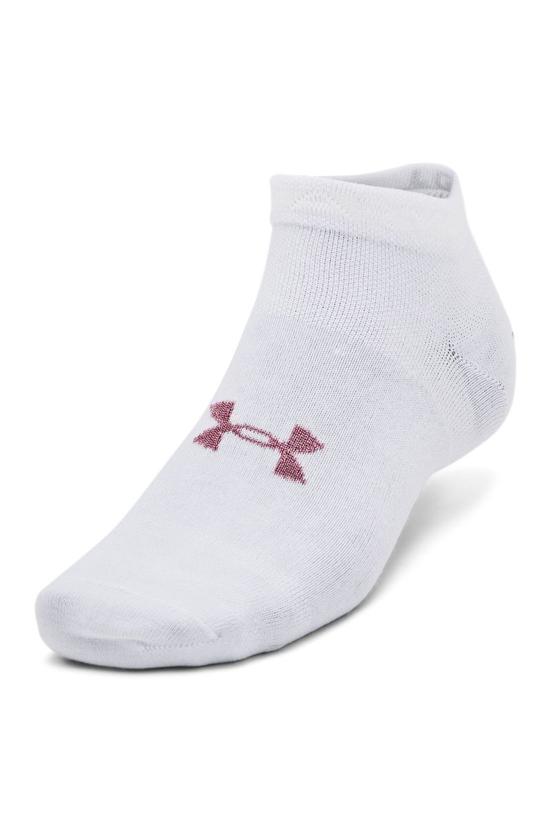 Calcetin-unisex-UA-essential-3-pack-low-blanco